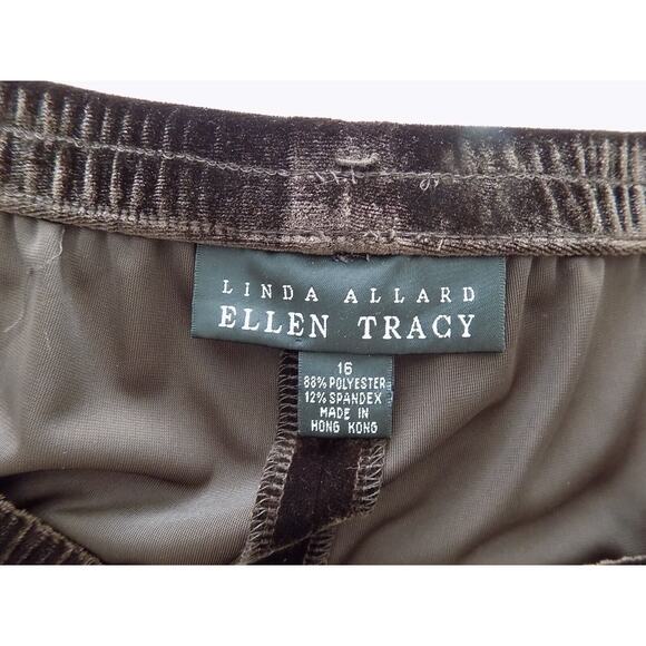 Linda Allard Ellen Tracy velvet jacket and pants set size 16 NWT - Picture 12 of 12